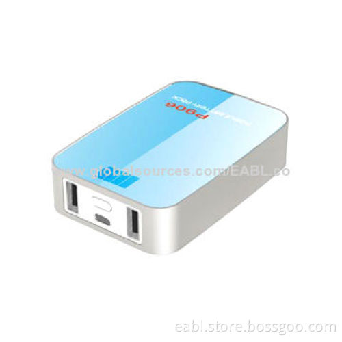 Dual-USB Port Power Bank with Digit Indicator, Aluminum Alloy Case, OEM/ODM Orders Welcomed